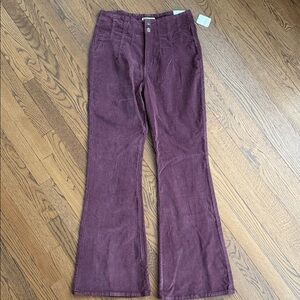 Free People Purple Flare Jeans